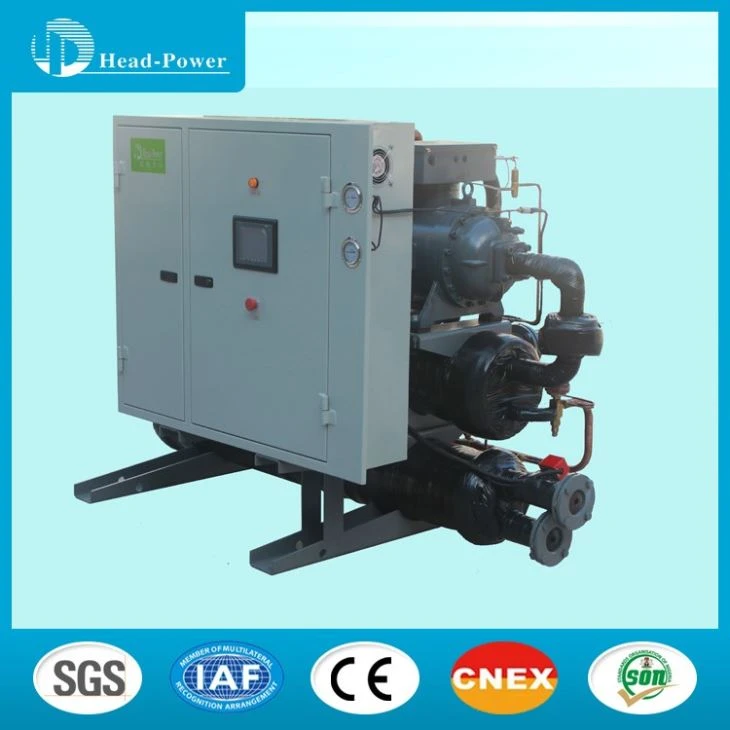 High Effective Cooling Capacity Screw Chiller For Injection Factory